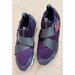 Sorel Kinetic Sneakers, Purple , Women's Slip On Adjustable Strap Size 9.5